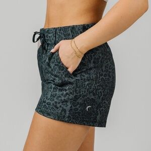 ZYIA Black Leopard Club Shorts🐆